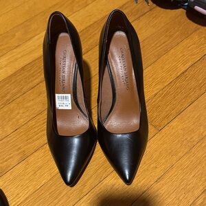 Christian Siriano Black Pointed Heels